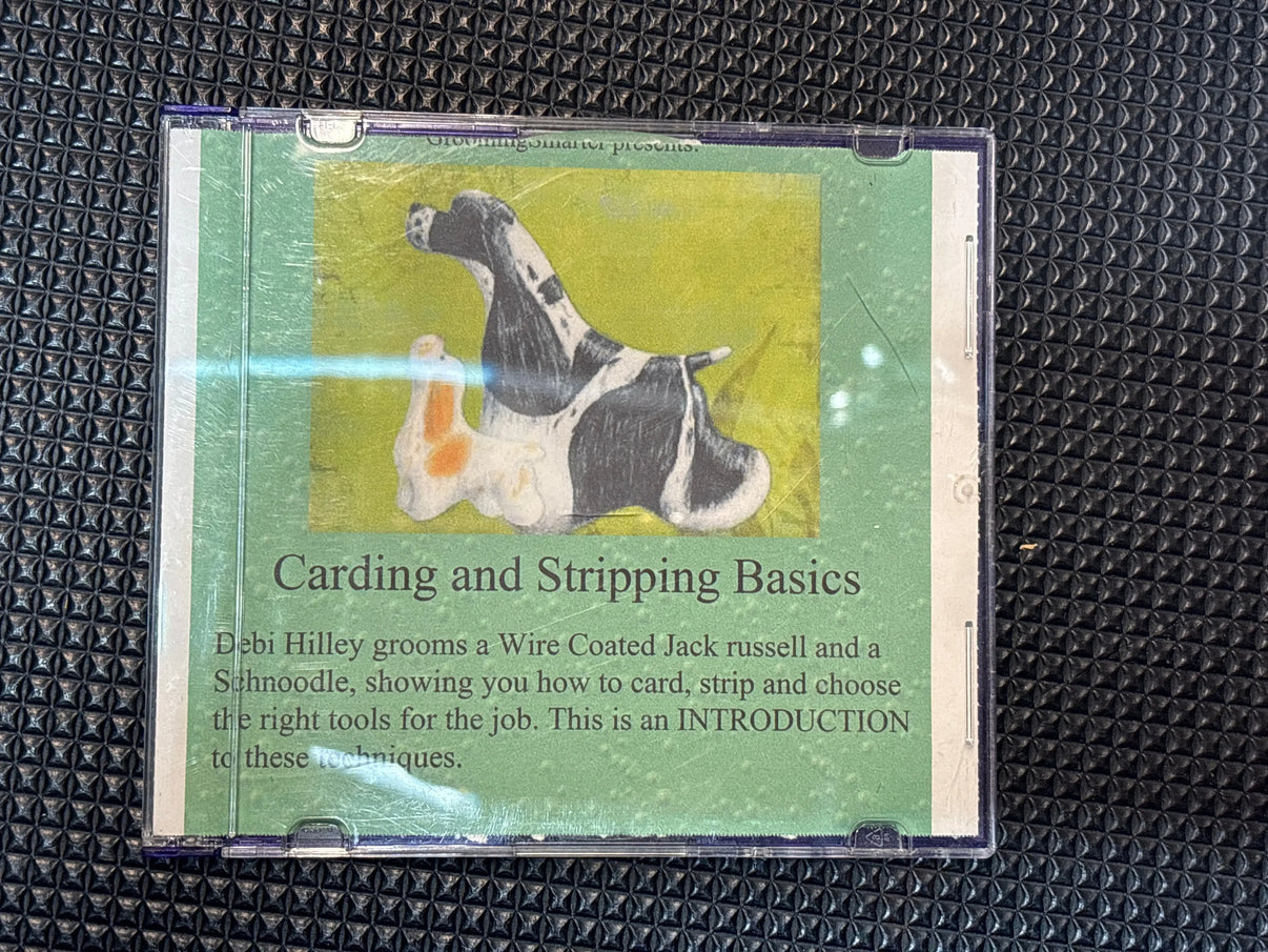 Carding and Stripping Basics by Debi Hilley DVD Indiana Pet Supply