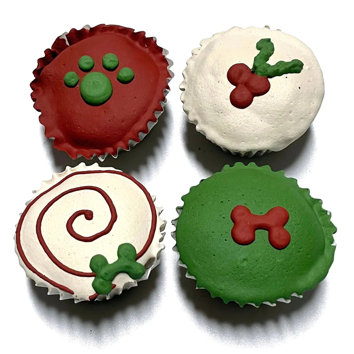 Christmas Mini Cupcakes (Shelf Stable) Bubba Rose Biscuit Co.