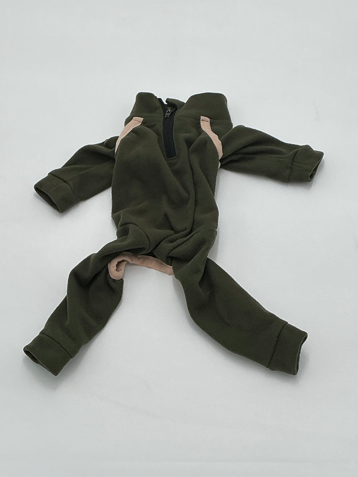 Green Dog Onesie / Full-Body Jumpsuit- XS- Green Indiana Pet Supply