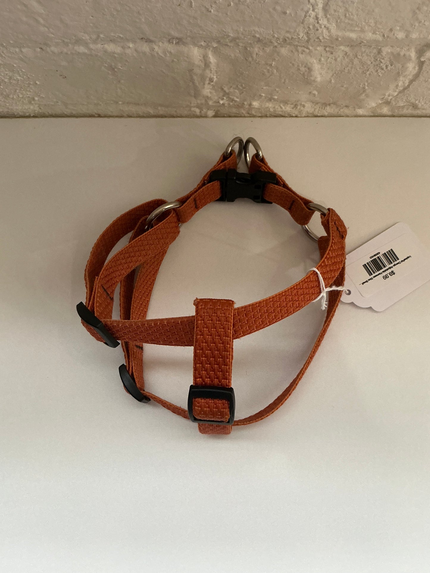 LupinePet Orange Adjustable Harness Size Small - Medium