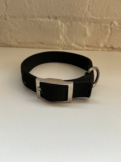Black Heavy Duty Nylon Pet Collar 20”