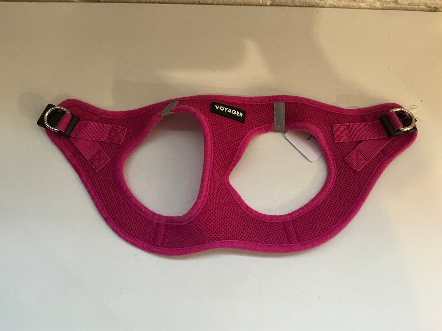 Voyager Pink Mesh Step-in Harness Size Medium