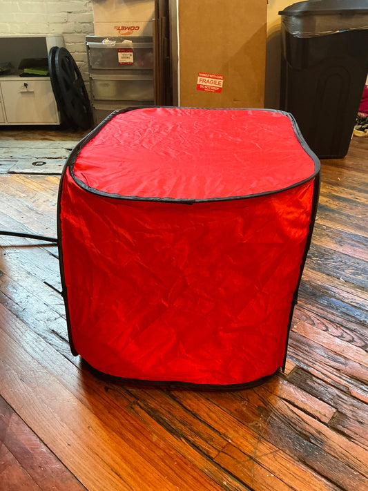 Red Pop Up Dog Kennel