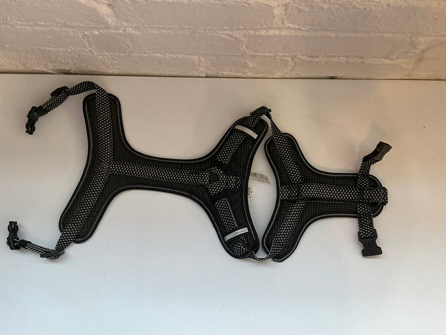 Grey No-Pull Reflective Adjustable Harness Size Medium
