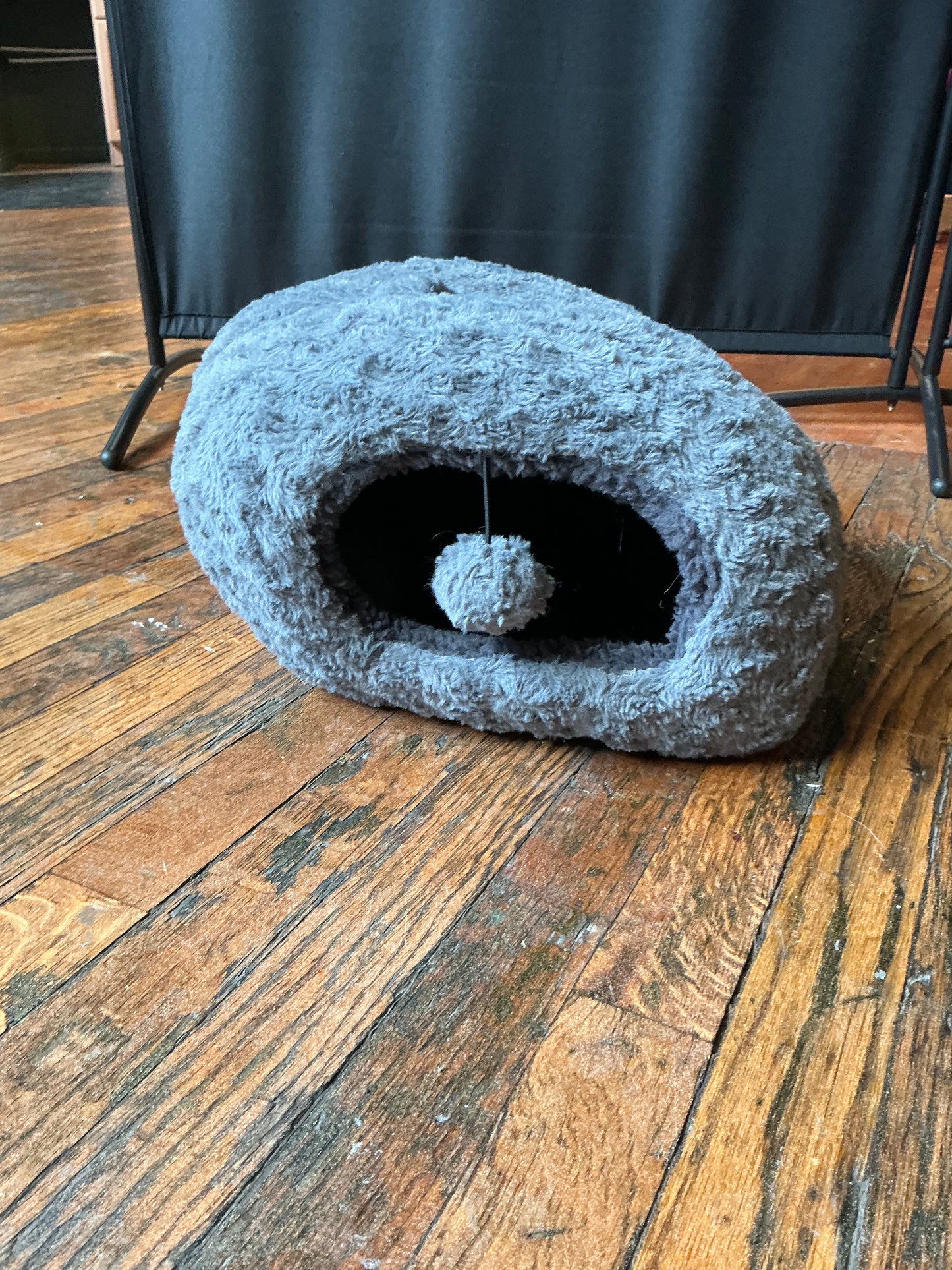 Gray Cat Cave Bed