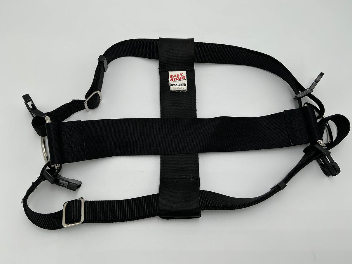 Easy Rider Dog Car Harness- Large- Black Indiana Pet Supply