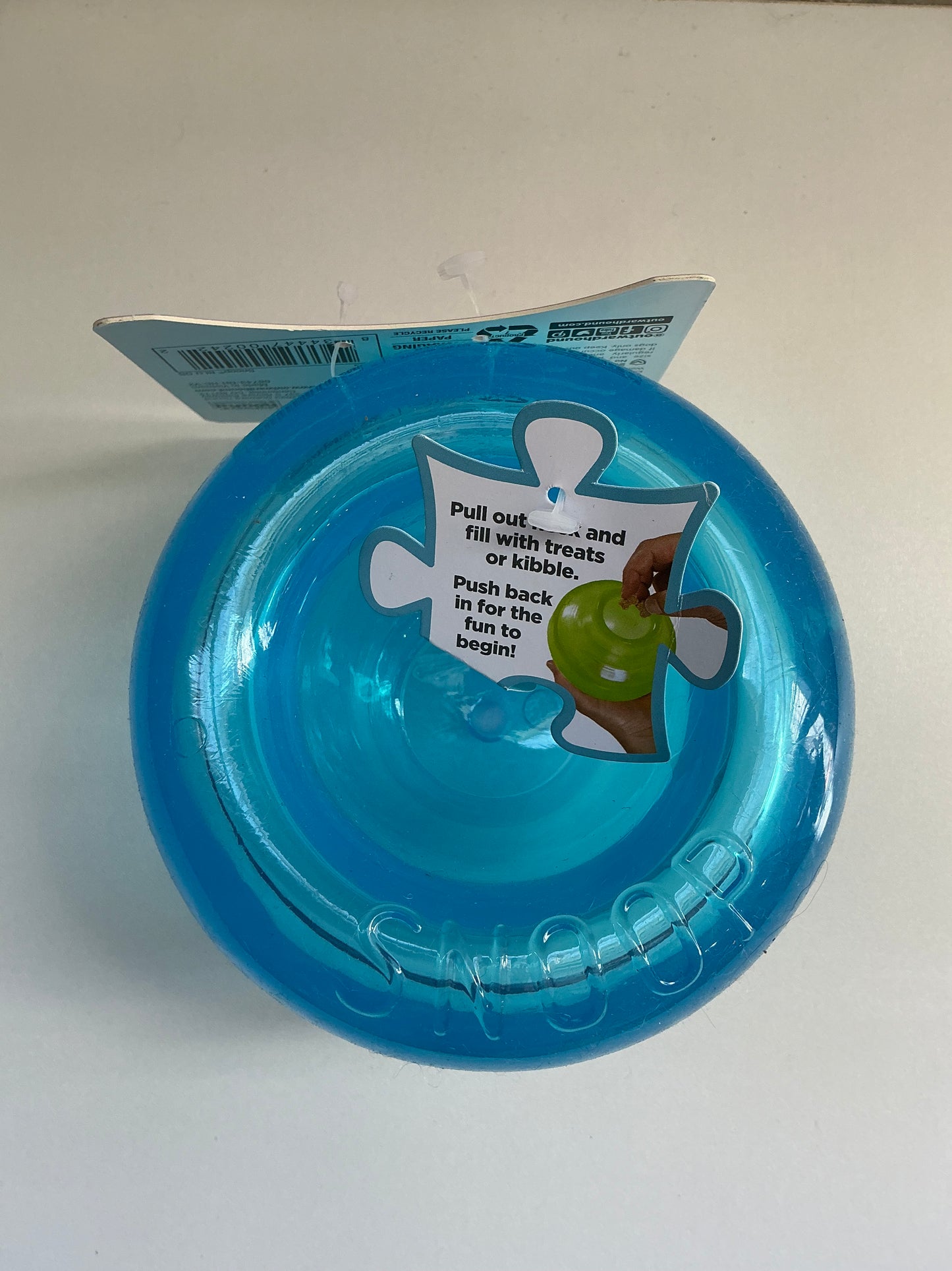 Outward Hound by Planet Dog Snoop Durable Interactive Treat Dispensing Dog Toy, Large, Blue