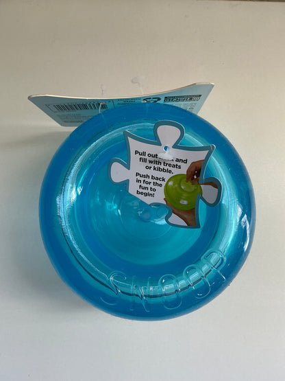 Outward Hound by Planet Dog Snoop Durable Interactive Treat Dispensing Dog Toy, Large, Blue