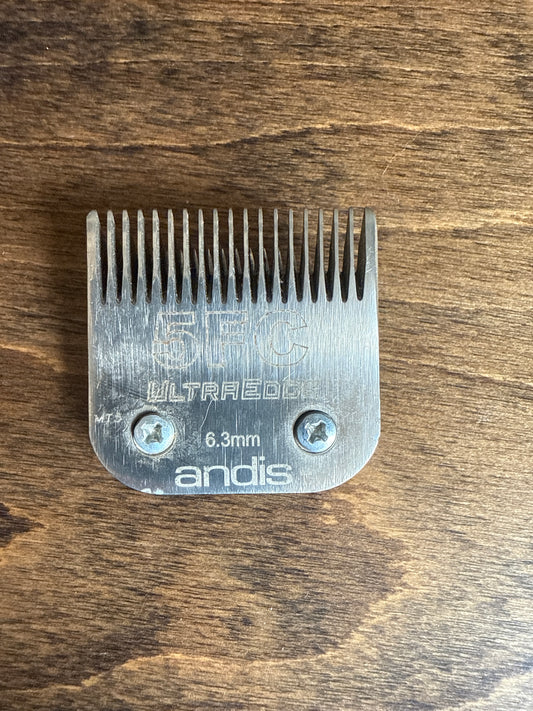 Andis #5FC Detachable Blade – 1/4" (6.3 mm) Finish Cut