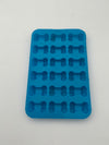 24-Cavity Mini Dog Bone Silicone Mold - Small Pet Treat Maker for Dogs & Cats