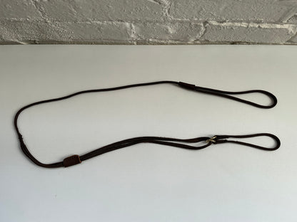 Lightweight Brown 3.5ft Adjustable 2 in 1 Halter No-Pull Slip Leash