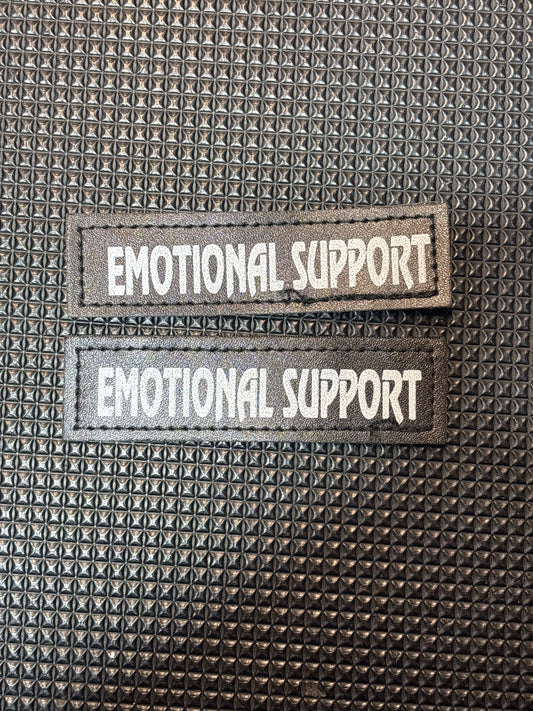 Emotional Support Dog Velcro Tags Set of 2 Indiana Pet Supply