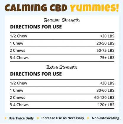 Bailey’s Calming CBD Chews Extra Strength