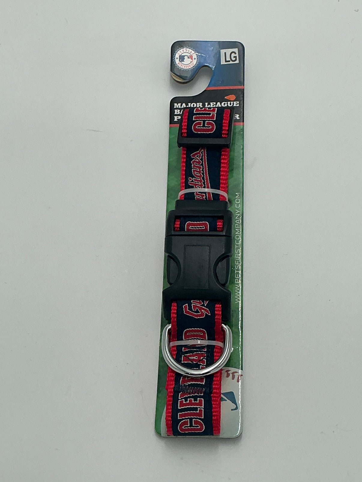 MLB Cleveland Guardians Pet Collar - Size Large Indiana Pet Supply