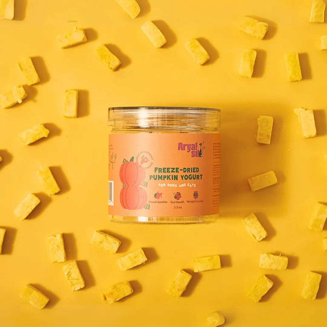 Freeze-Dried Pumpkin & Yogurt Treats Arya Sit