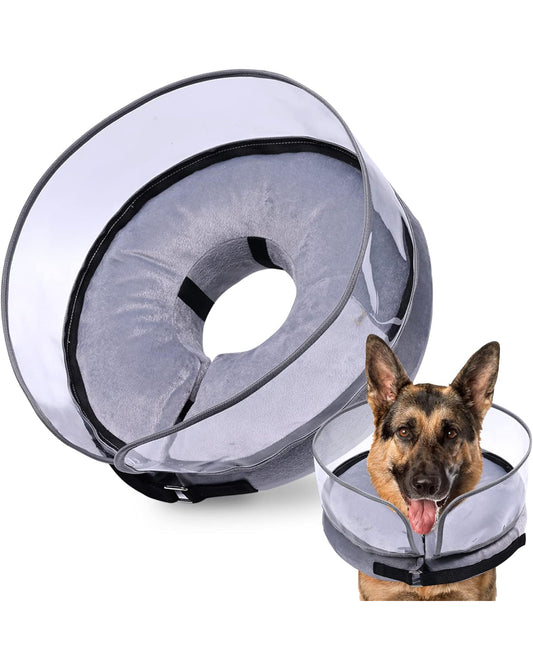 Barkless Inflatable Dog Cone Small