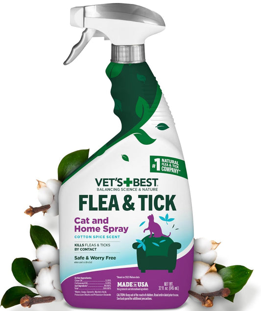 Vet's Best Flea & Tick Home Spray for Cats