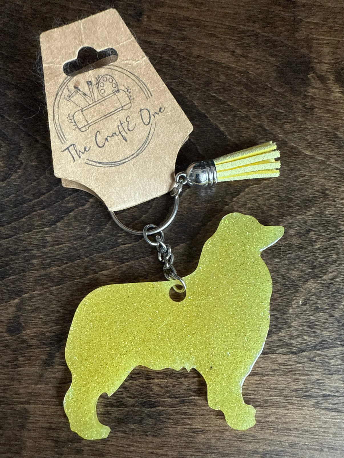 Glitter Breed Keychain (Various Breeds/Colors) Indiana Pet Supply
