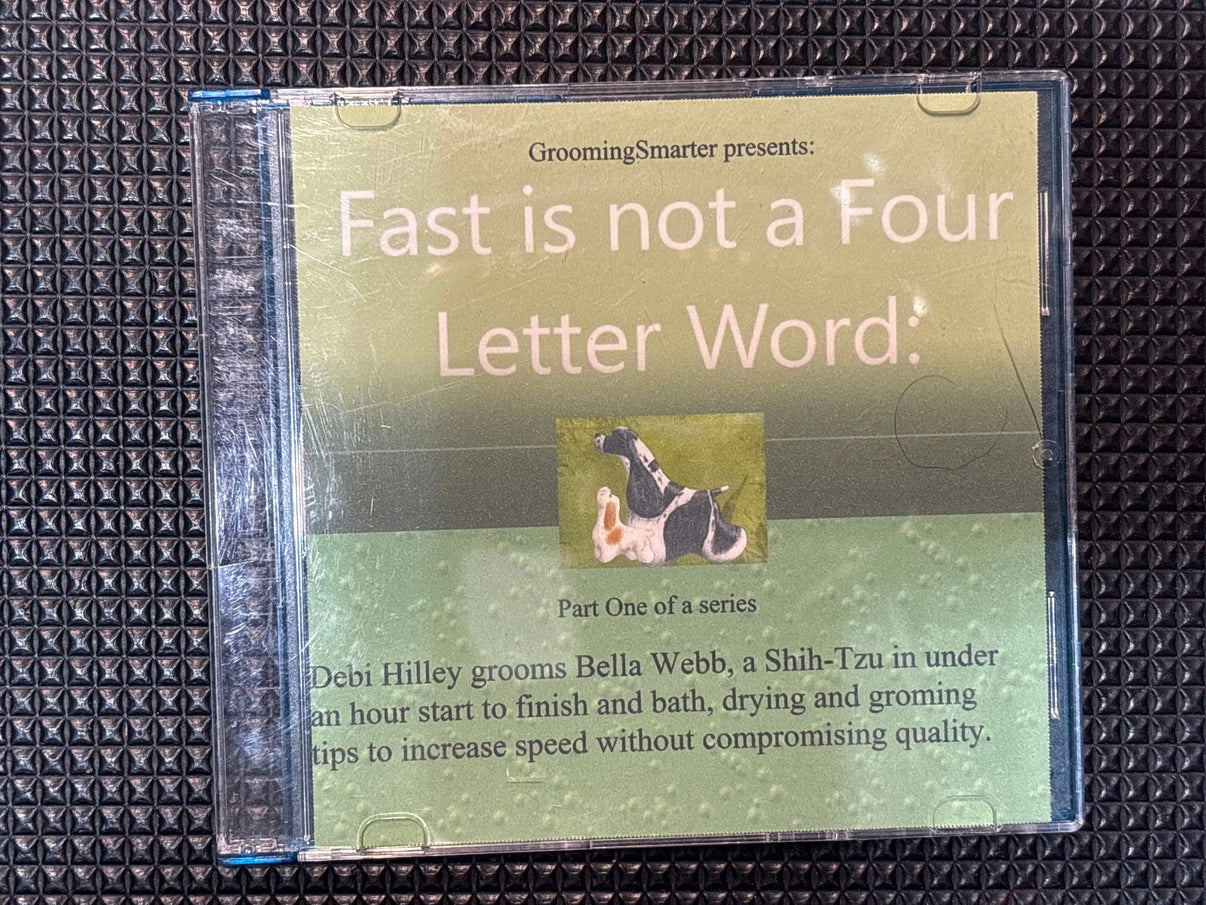 Grooming Smarter Fast is not a Four Letter Word by Debi Hilley DVD Indiana Pet Supply