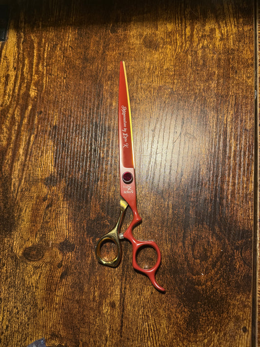 Foxy Roxy Determination 7.5" Straight Harry Potter Themed Shear