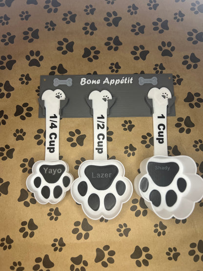 Paw Print Food Scoop