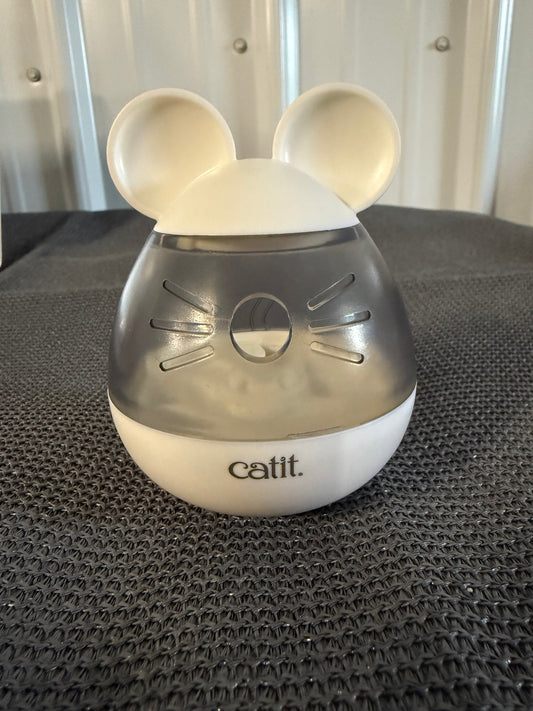 Catit PIXI Treat Dispenser, Interactive Treat Dispensing Cat Toy, Mouse