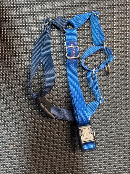 Pet Safe Easy Walk Harness Blue Size Medium