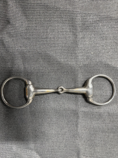 Horse Size Jointed Eggbutt Snaffle Bit