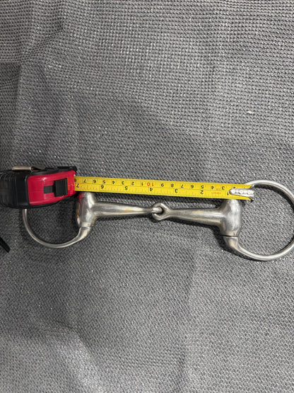 Horse Size Jointed Eggbutt Snaffle Bit