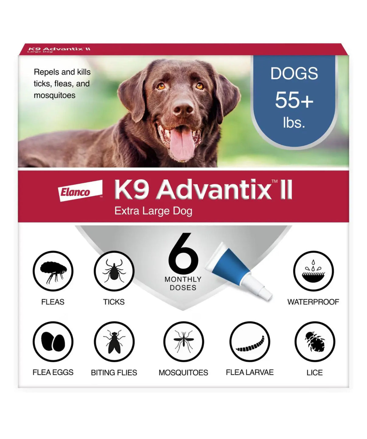 K9 Advantix II (for Dogs 55lbs or more) Indiana Pet Supply
