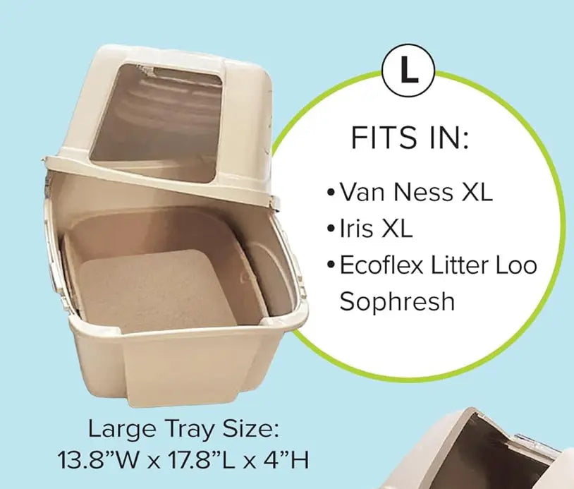 Kitty Sift (6-Pack) Disposable Cat Litter Box Indiana Pet Supply
