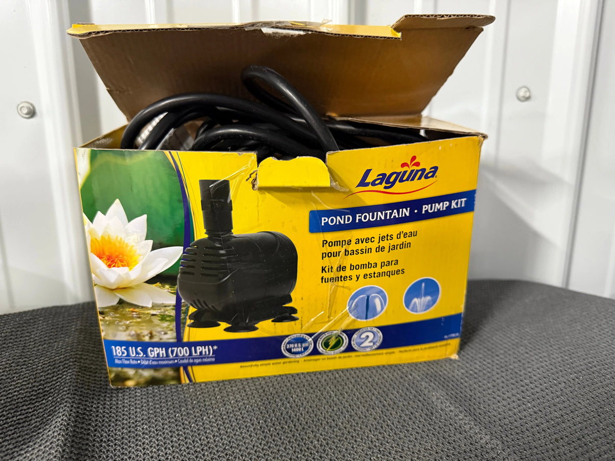 Laguna Pond Fountain Pump Kit, 185-GPH Indiana Pet Supply