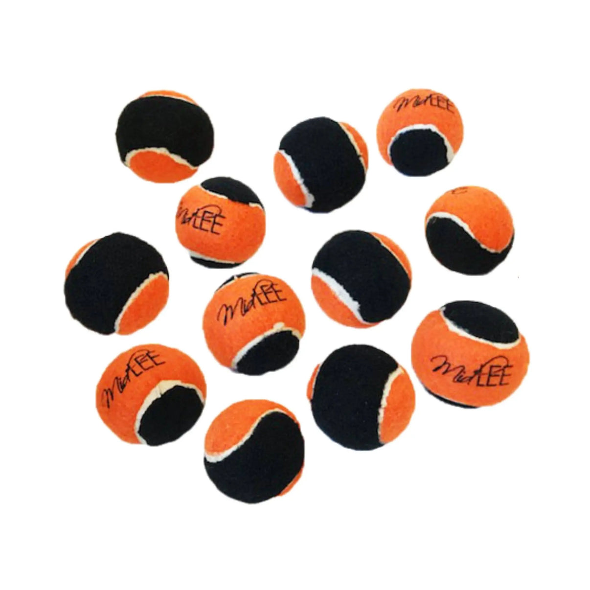 Midlee Orange/Black Mini Dog Halloween Tennis Ball Midlee Designs