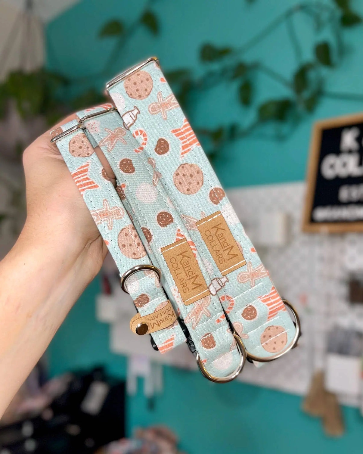 Milk and Cookies, Christmas K and M Collars, LLC