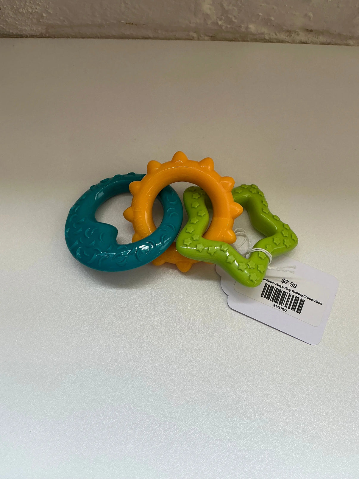Nylabone Bacon Puppy Ring Teething Chews -Small Indiana Pet Supply