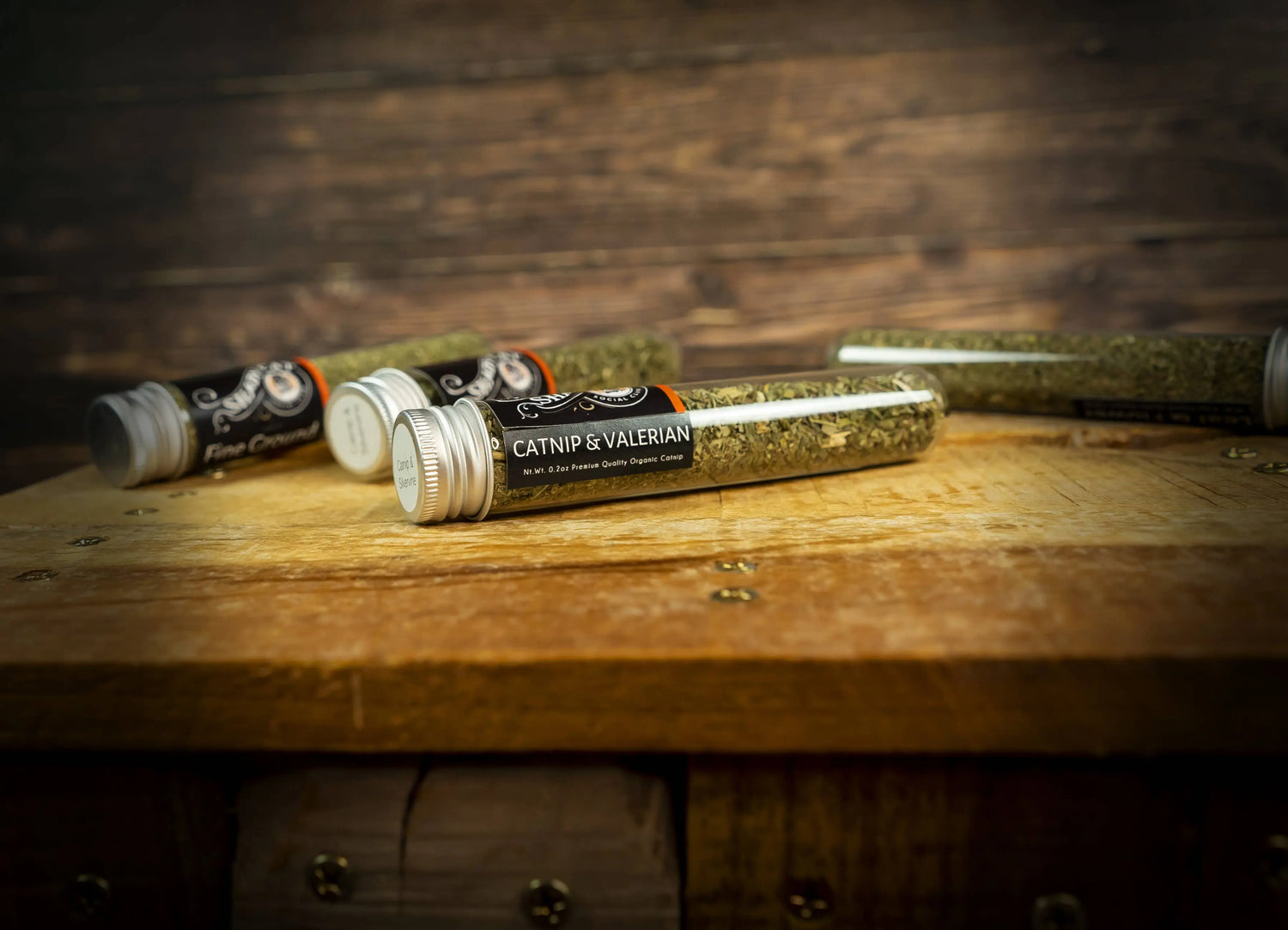 Organic Catnip & Valerian Blend Tube SHADY CAT SOCIAL CLUB