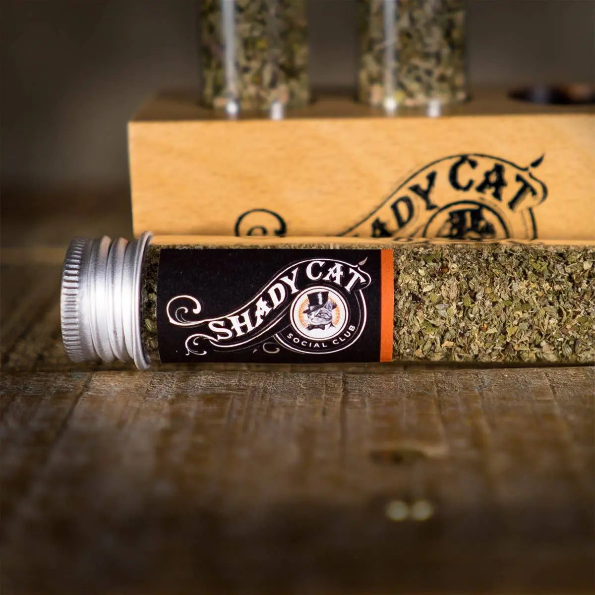 Organic Catnip & Valerian Blend Tube SHADY CAT SOCIAL CLUB
