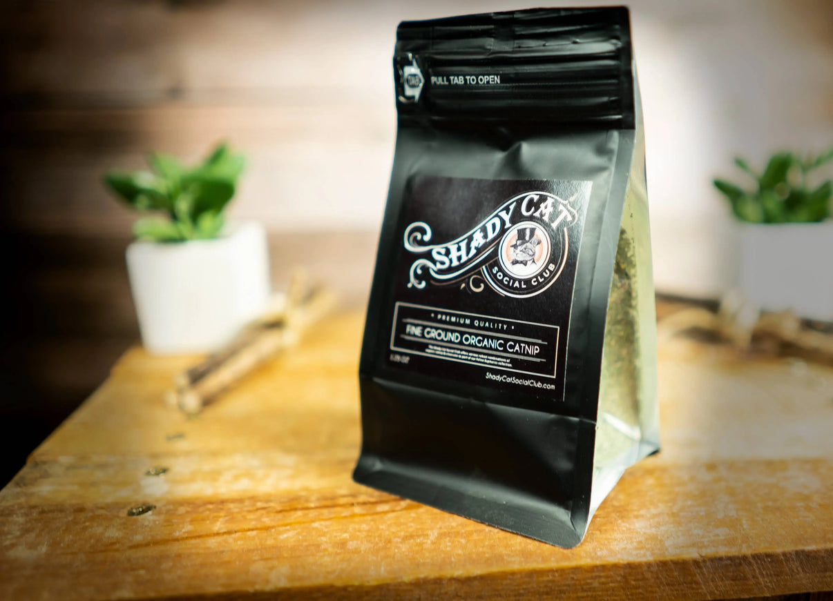 Organic Fine Ground Catnip Bag SHADY CAT SOCIAL CLUB