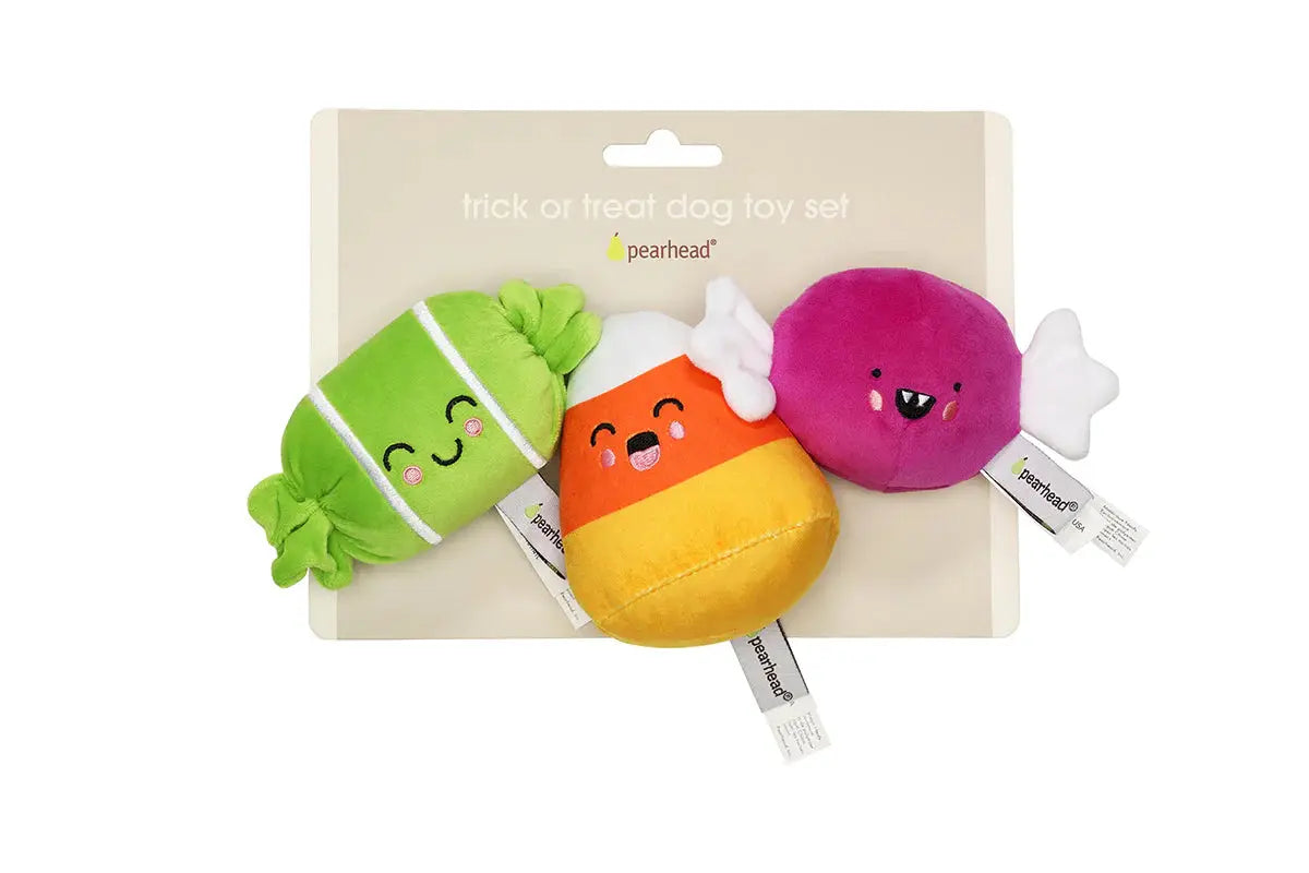 Pearhead Trick Or Treat Dog Toy Set Indiana Pet Supply