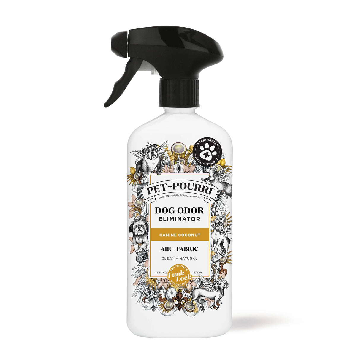 Pet~Pourri Dog Canine Coconut Air + Fabric Odor Refresher ~Pourri