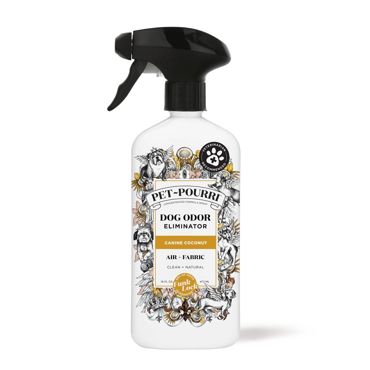 Pet~Pourri Dog Canine Coconut Air + Fabric Odor Refresher ~Pourri