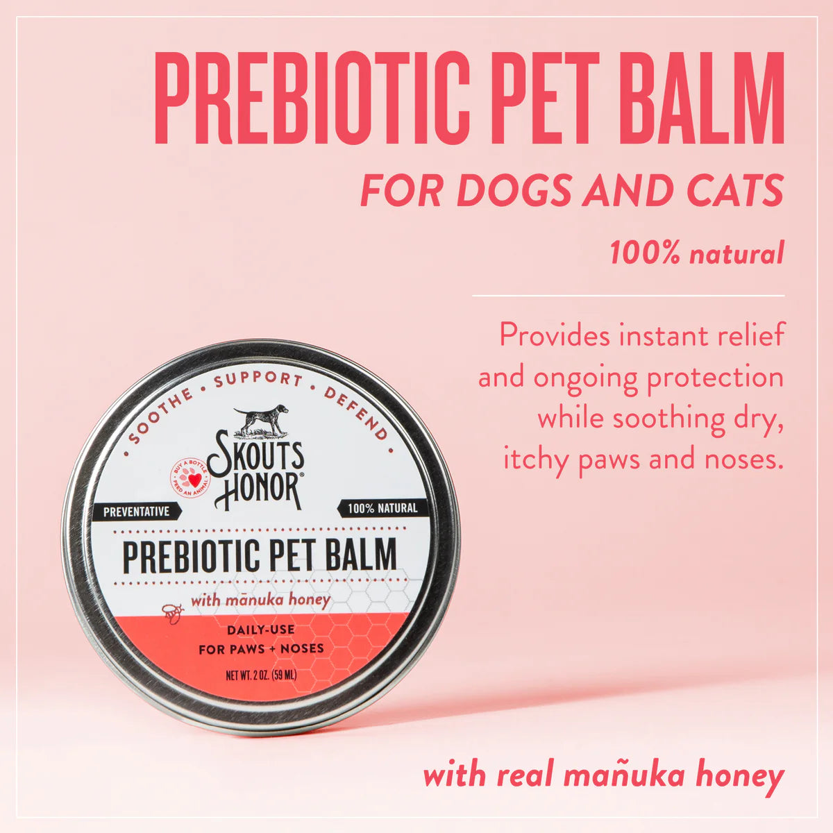Skout's Honor Prebiotic Pet Balm 2 oz