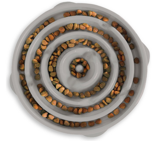 Outward Hound Fun Feeder Slo Bowl, Large Slow Feeder Dog Bowl