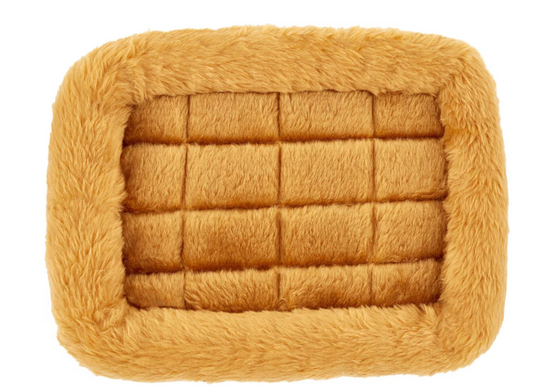 MidWest Quiet Time Fleece Dog Crate Mat- 18" Cinnamon