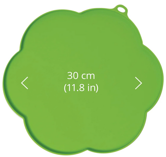 Catit Flower Shape Cat Placemat- Green