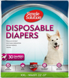 Simple Solution Disposable Female Diapers -30 Count
