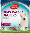 Simple Solution Disposable Female Diapers -30 Count Indiana Pet Supply