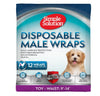 Simple Solution Disposable Male Wraps -30 Count Indiana Pet Supply