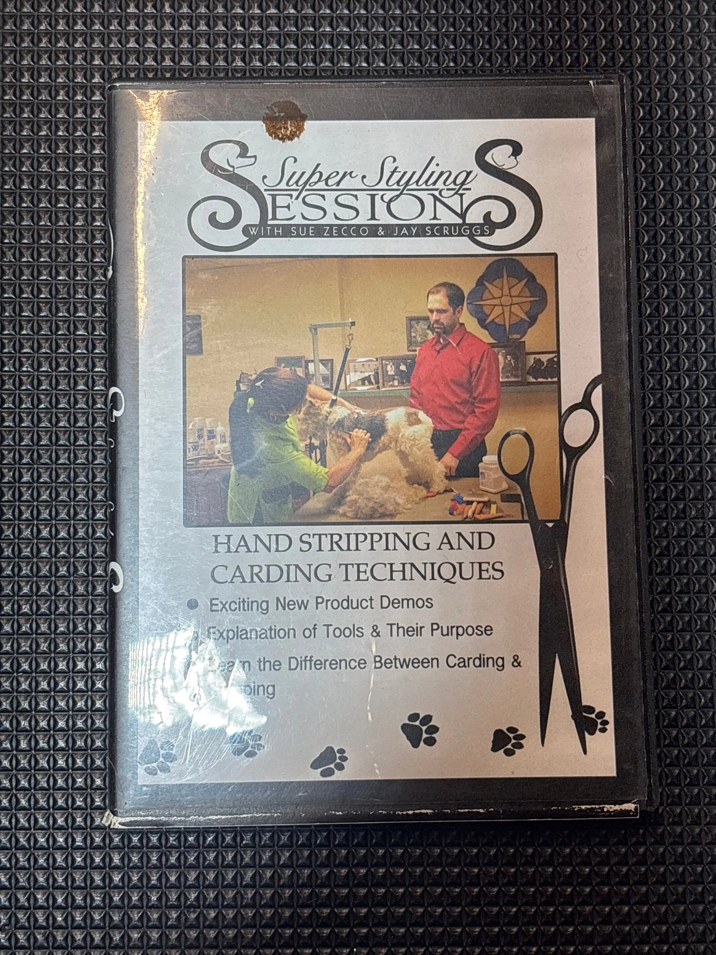 Super Styling Session with Sue Zecco & Jay Scruggs Handstripping and Carding Techniques Indiana Pet Supply