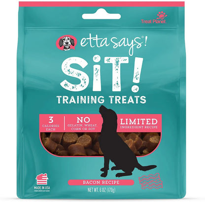Etta Says! Sit! Dog Training Treats Bacon Recipe